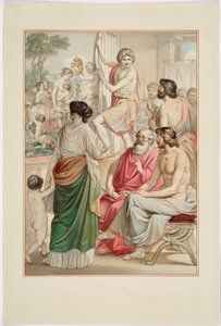 Der Maler Zeuxis führt sein Kentaurenbild vor von Johann Georg Hiltensperger