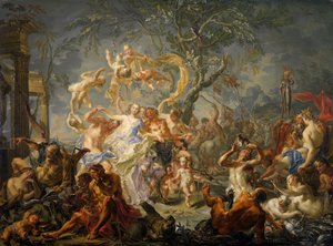 Eine Allegorie der Missherrschaft, 1720-61 von Johann Georg Platzer