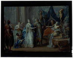 Antiochus und Stratonike von Johann Georg Platzer