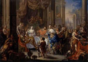 Cleopatras Festmahl von Johann Georg Platzer
