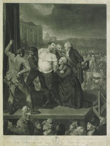 Ludwig XVI. auf dem Schafott, 1795 von Johann Gerhard Huck