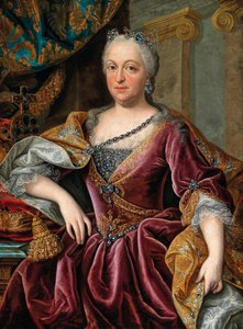 Porträt von Maria Amalia von Österreich, 1701-1756, Heilige Römische Kaiserin