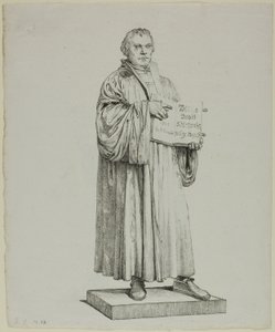 Luther-Statue in Wittenberg von Johann Gottfried Schadow