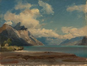 Bei Weesen am Walensee, Schweiz von Johann Gottfried Steffan