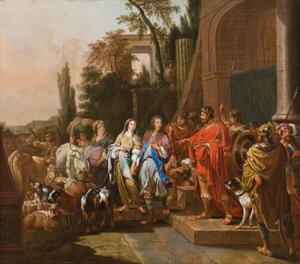 Abraham und Sarah vor Abimelech, 1681