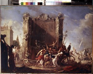 Die Entführung der Sabinerinnen von Johann Heinrich Schonfeldt