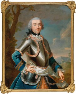 Porträt von Graf Rudolf Waldbott von Bassenheim 1731-1805, zwischen 1755 und 1765 von Johann Heinrich Tischbein the Elder