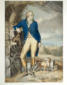 Porträt von Johann Wolfgang von Goethe auf dem Land von Johann Heinrich Wilhelm Tischbein
