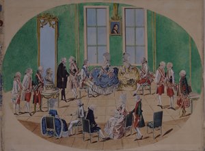 Großherzog Pavel Petrovich und Großherzogin Maria Fyodorovna in Wien, 1782