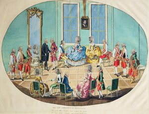 Neujahrsfeier in Wien im Jahr 1782, 1783 von Johann Hieronymus Loeschenkohl