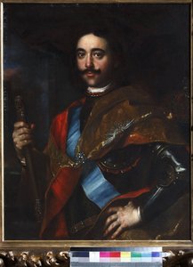 Porträt von Kaiser Peter I. dem Großen von Johann Kupetzky