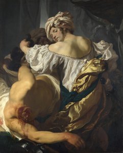 Judith im Zelt des Holofernes, um 1622 von Johann Liss