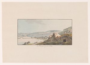 Ansicht von Pout am Lac de Joux von Johann Ludwig Aberli
