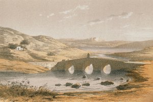 Jakobsbrücke über den Jordan von Johann Martin Bernatz