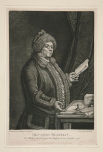 Benjamin Franklin von Johann Martin Will