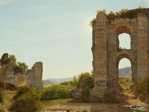 Ruine bei Rom, ca. 1796 von Johann Martin von Rohden