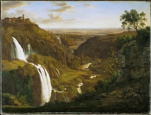 Wasserfall in der Nähe von Tivoli, Italien