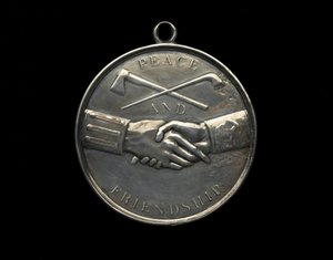 Thomas Jefferson Indianer-Friedensmedaille, ca. 1801