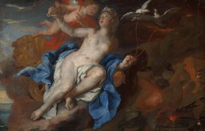 Venus und Amor an der Schmiede des Vulkan, ca. 1690-95