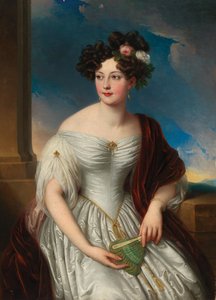 Porträt von Königin Pauline Therese von Württemberg 1800-1873, 1831 von Johann Nepomuk Ender