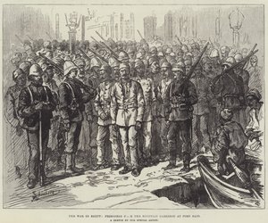 Der Krieg in Ägypten, Gefangene der ägyptischen Garnison in Port Said von Johann Nepomuk Schonberg