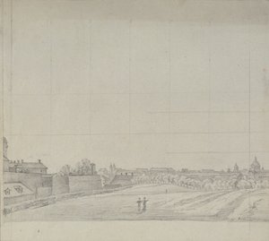 Blick von Wien nach Süden von Johann Peter Krafft