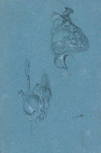Helmstudien von Johann Peter Krafft