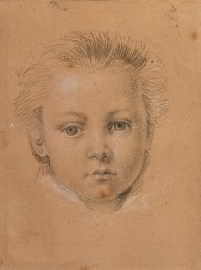 Kopfstudie eines Knaben von Johann Peter Krafft