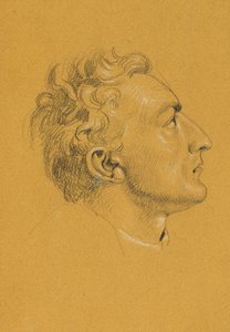 Kopfstudie zu "Rückkehr des Kaisers Franz aus Pressburg" von Johann Peter Krafft