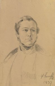 Porträtstudie Franz Xaver Eckl