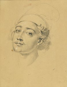 Porträtstudie zum "Ausfall Nikolaus Zrinys vor der Festung Szigeth" von Johann Peter Krafft
