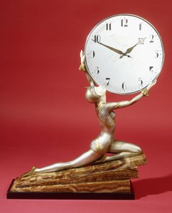 Kniendes Mädchen mit einer Uhr von Johann Philipp Ferdinand Preiss
