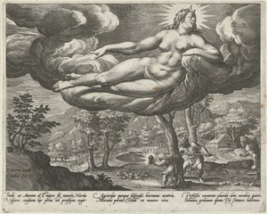 Abend (Serie: Die vier Teile des Tages) von Johann Sadeler (I)