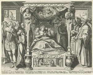 Bett mit der Braut Christi