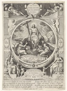 Christus als Sieger über den Tod und die Sünde von Johann Sadeler (I)