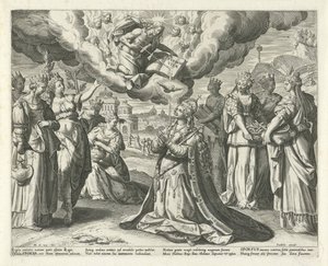 Christus gibt sein Blut seiner Braut (Hohelied Salomos) von Johann Sadeler (I)