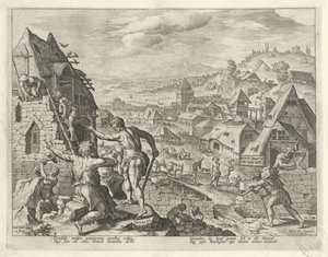 Kain baut die Stadt Henoch