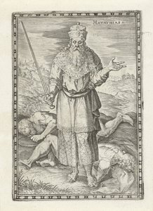 Mattatias (Serie: Personen aus dem Alten Testament) von Johann Sadeler (I)