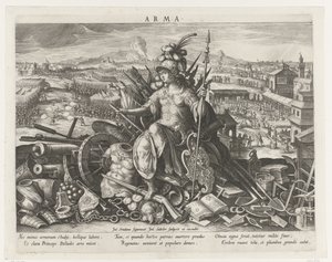 Minerva als Schutzpatronin der Kriegskunst