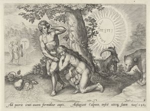 Sündenfall von Johann Sadeler (I)