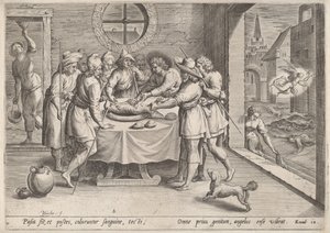 Vorbereitung für das Passahfest, ca. 1585