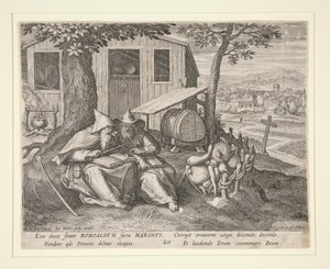 Heilige Romualdus und Marinus (aus Oraculum Anachoreticum, 20)