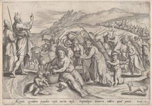 Der Auszug aus Ägypten, ca. 1585