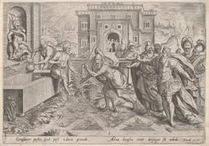 Die Heuschreckenplage, ca. 1585