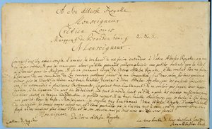 Handschriftliche Widmung der 