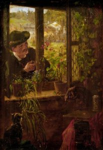 Am Fenster von Johann Sperl