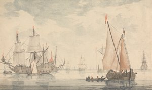 Burgen, Ruinen und Meereslandschaften - Sechs farbige Gravuren