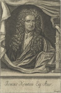 Porträt von Sir Isaac Newton 1642-1727, 1715 von Johann Ulrich Krauss