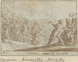 Corisca, Amarilli und Mirtillo, 1640