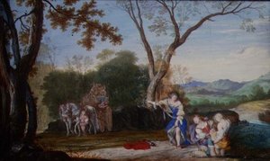 Die Entführung von Rinaldo von Johann Wilhelm Baur